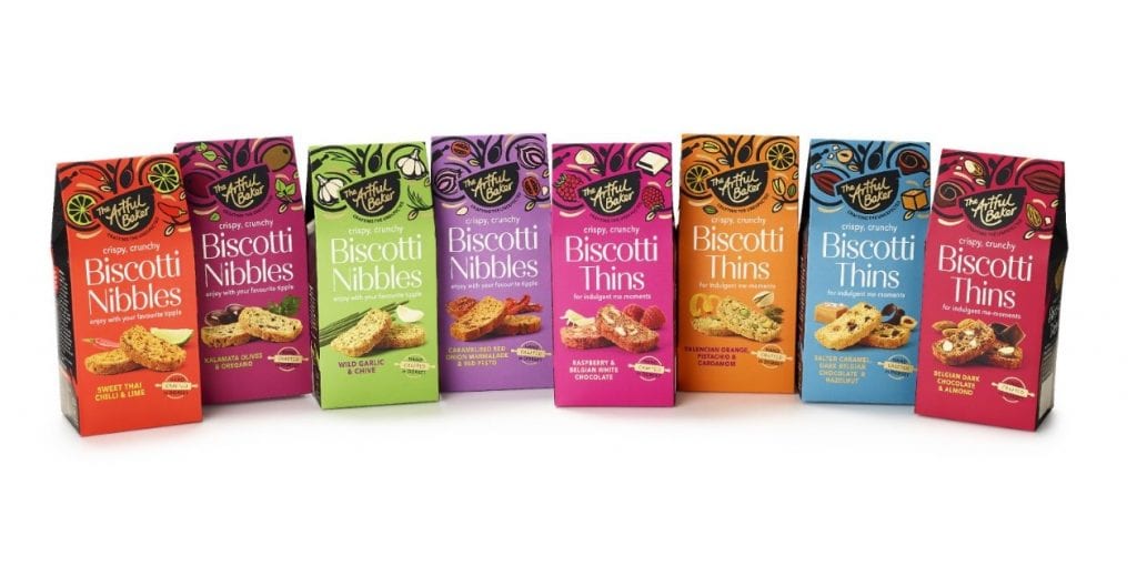 Great British Biscotti Co create new subrange Artful Baker