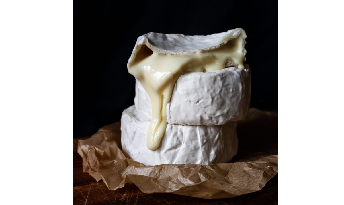 melted brie from the book and bucket cheese company