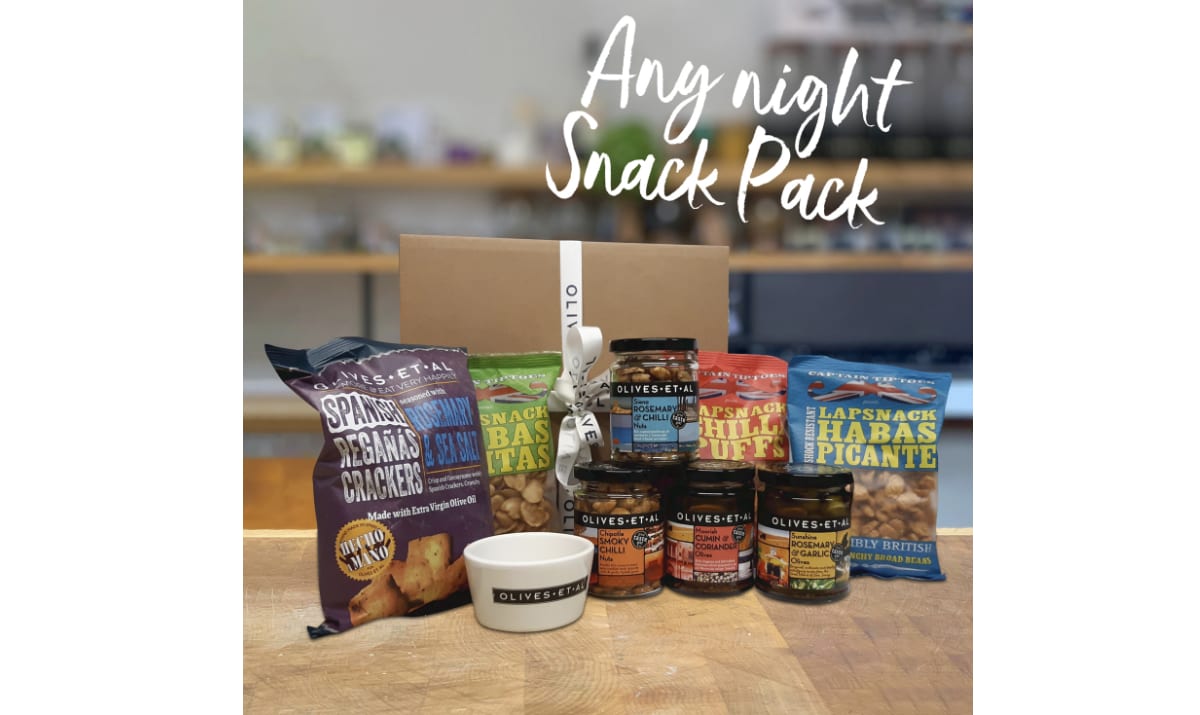 Win a Any Night Snack Pack for your dad from Olives et al