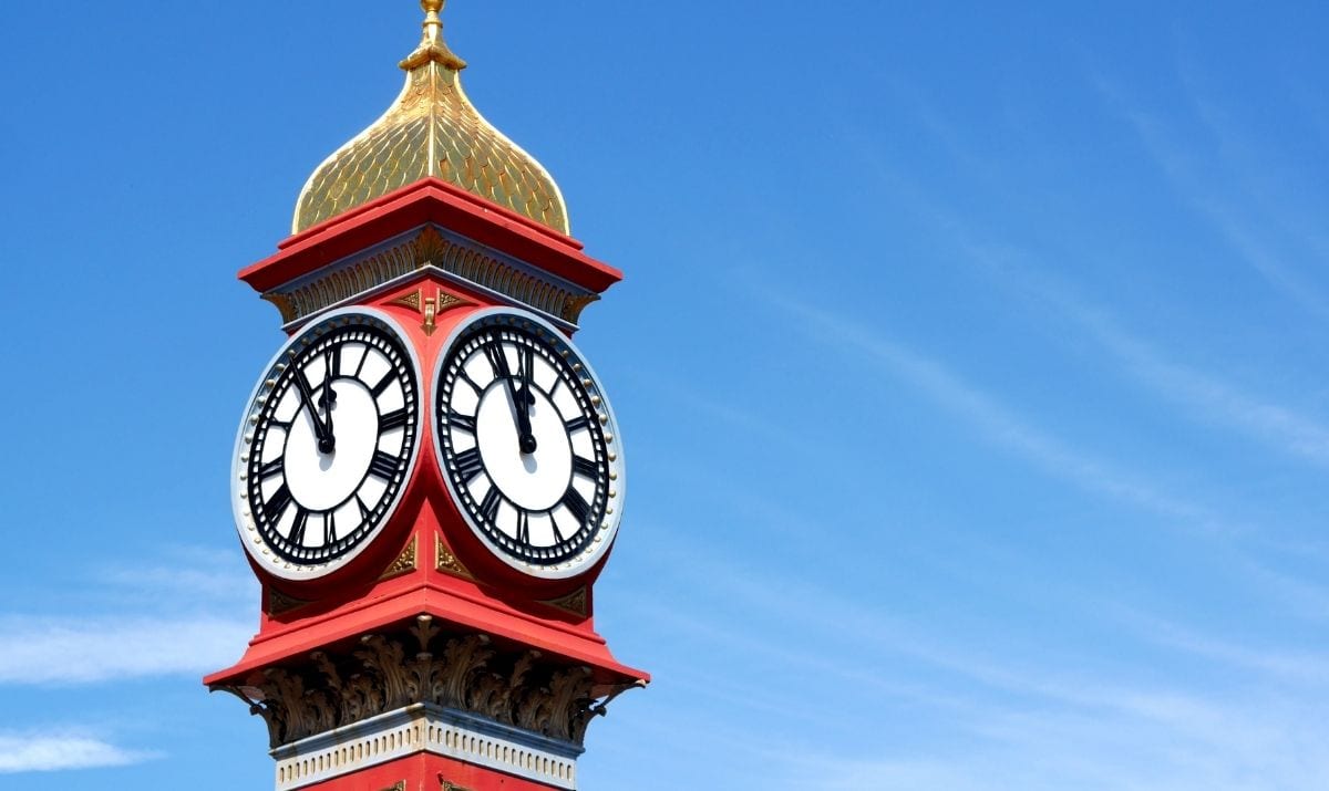 the top of weymouth clock tower