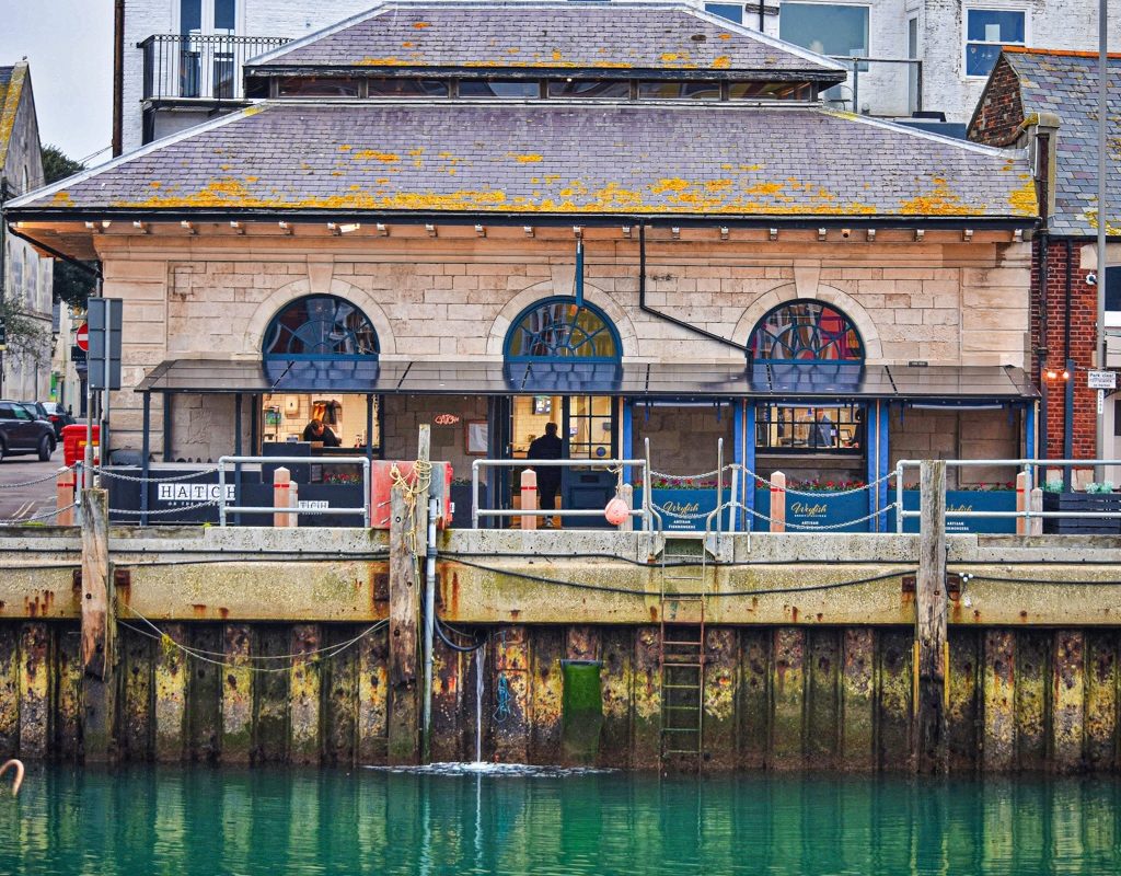 Photo shows Catch at the Old Fish Market in Weymouth, Dorset.