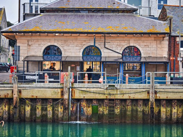 Photo shows Catch at the Old Fish Market in Weymouth, Dorset.
