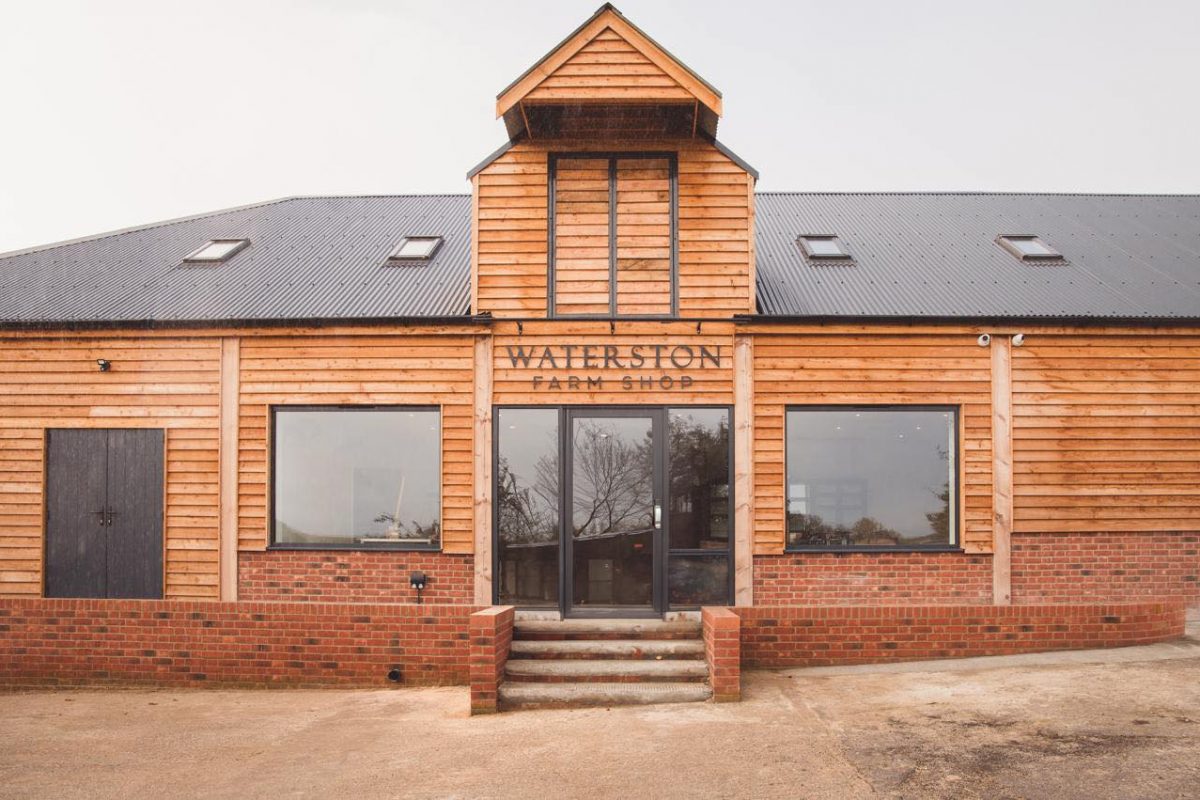 Photo of Waterston Farm Shop showing the external building.